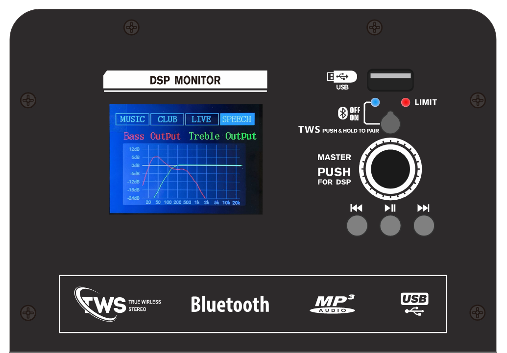 DSP1908-2.1 Pro Active Line Array Power Amplifier