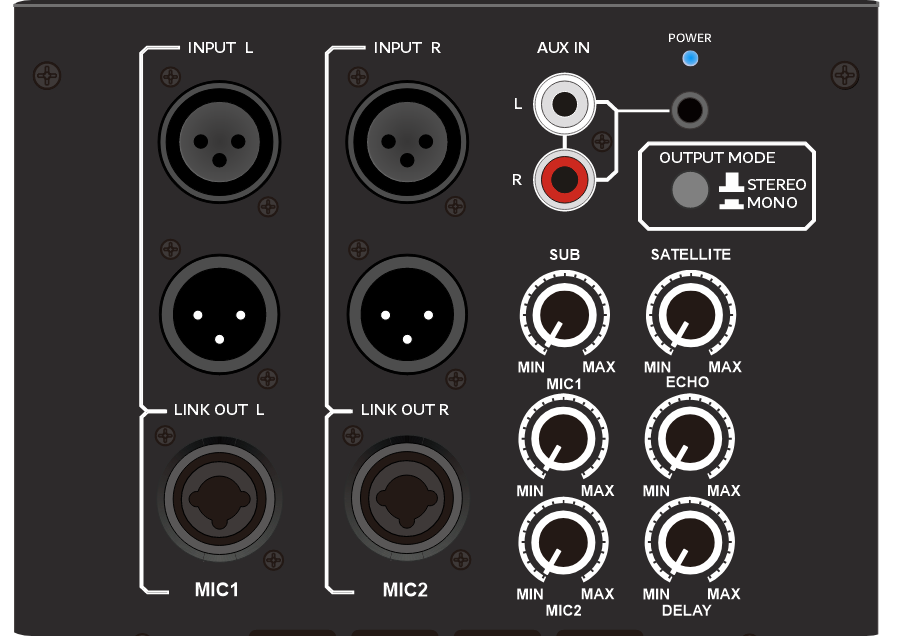 DSP1908-2.1 Pro Active Line Array Power Amplifier